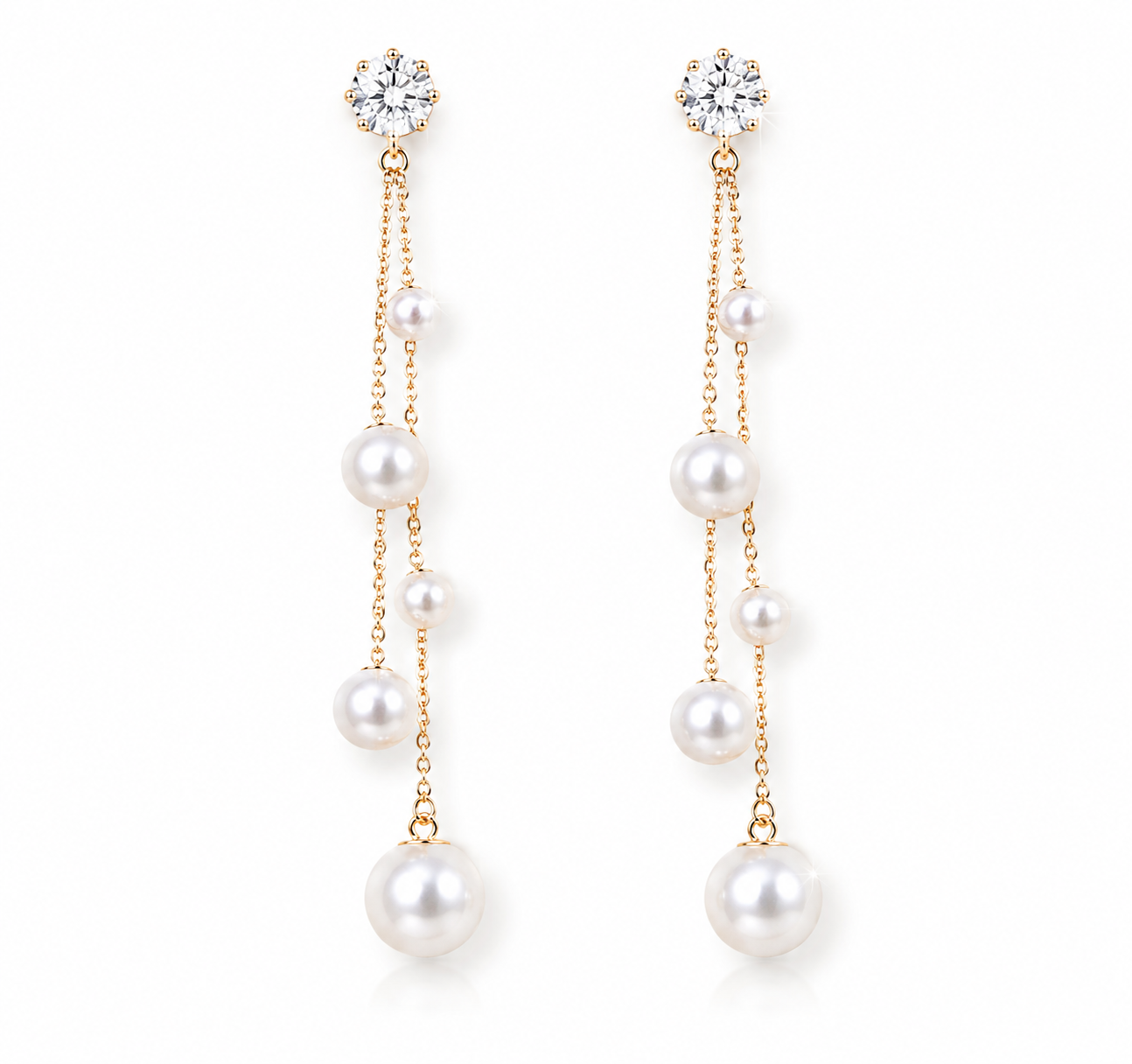 Trendy Korean Style Earrings for Women | Gold Plated Fashion Earrings | Lightweight Party Wear Jewellery|