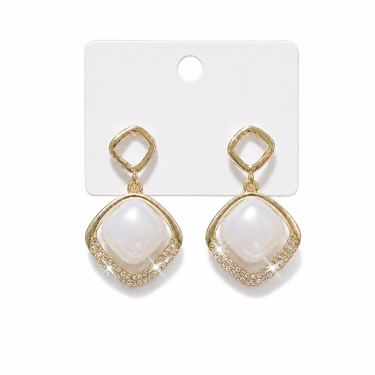 Pearl drop earrings | Trendy Korean Style Earrings for Women | Gold Plated Fashion Earrings | Lightweight Party Wear Jewellery|