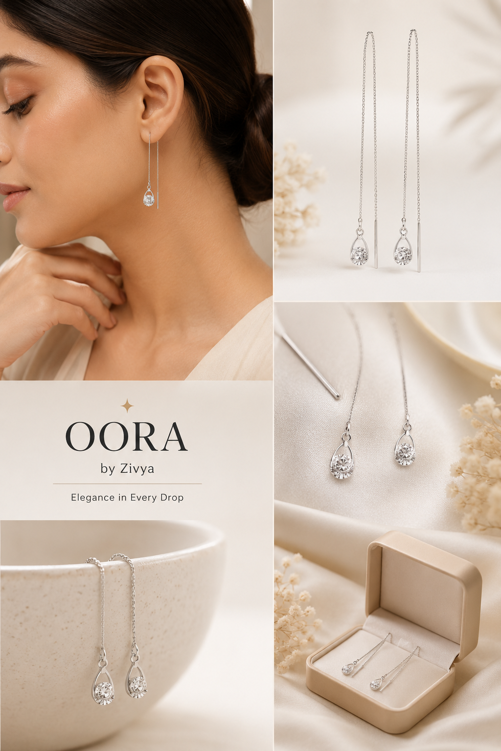 Trendy Korean Style Earrings for Women | silver Plated Fashion Earrings | Lightweight Party Wear Jewellery|