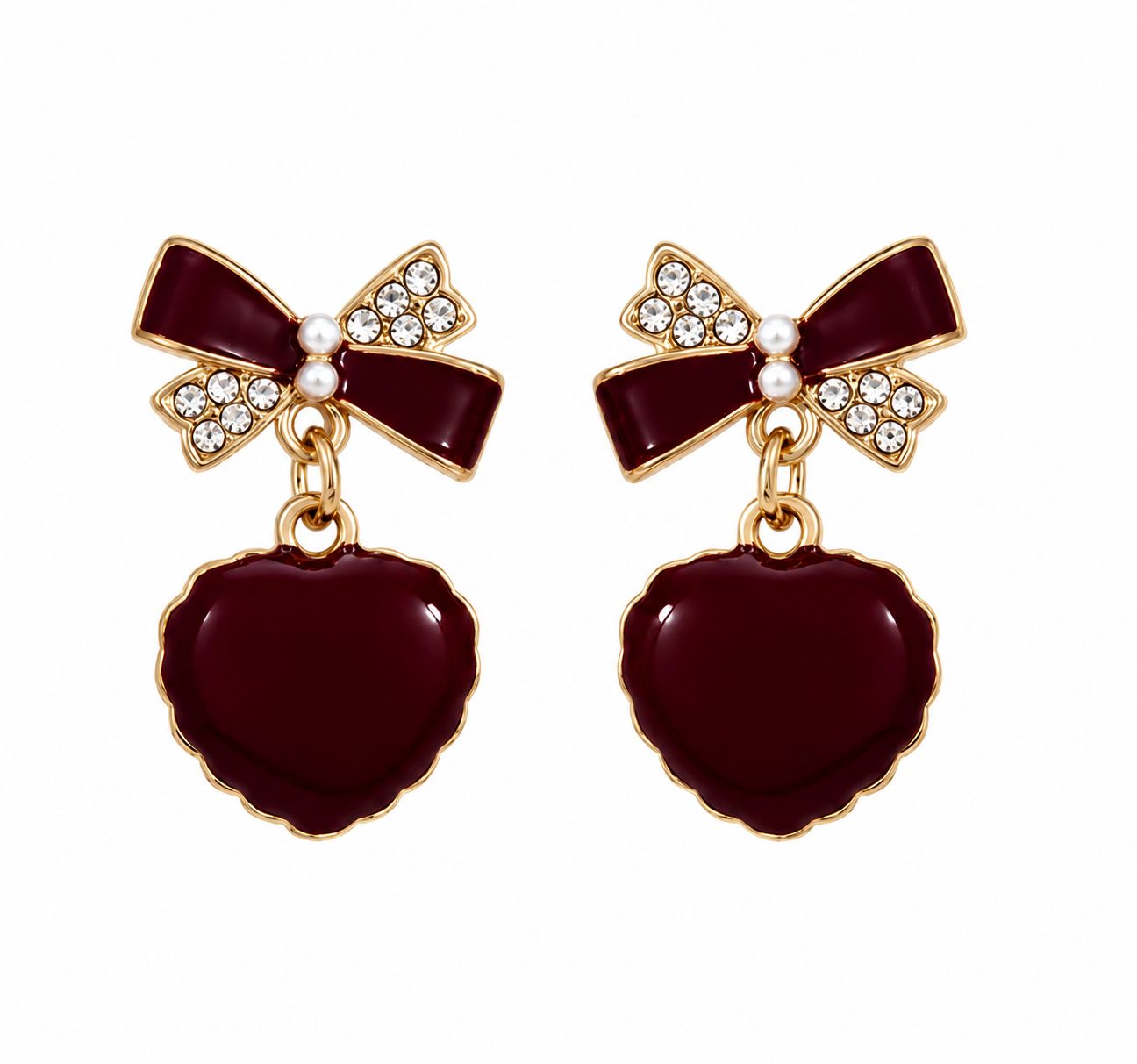 Korean Style Minimalist Stud Earrings for Women & Girls | Trendy Anti-Tarnish Everyday Earrings