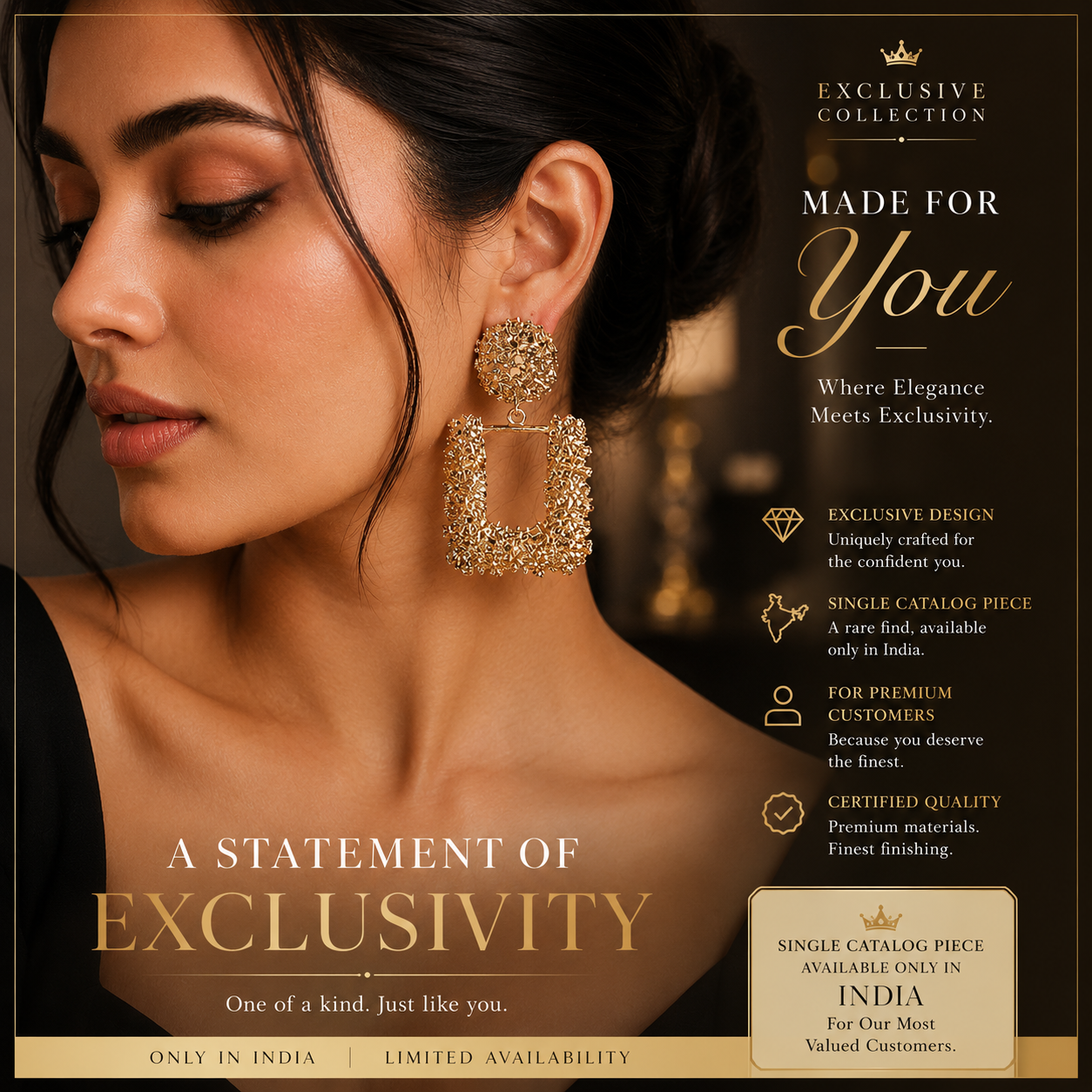 Trendy Korean Style Earrings for Women | Gold Plated Fashion Earrings | Heavy Party Wear Jewellery|