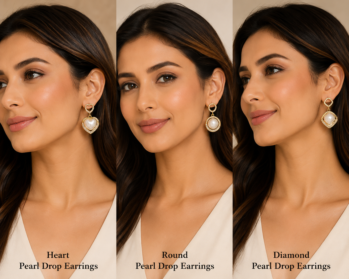 Pearl drop earrings | Trendy Korean Style Earrings for Women | Gold  Plated Fashion Earrings | Lightweight Party Wear Jewellery|