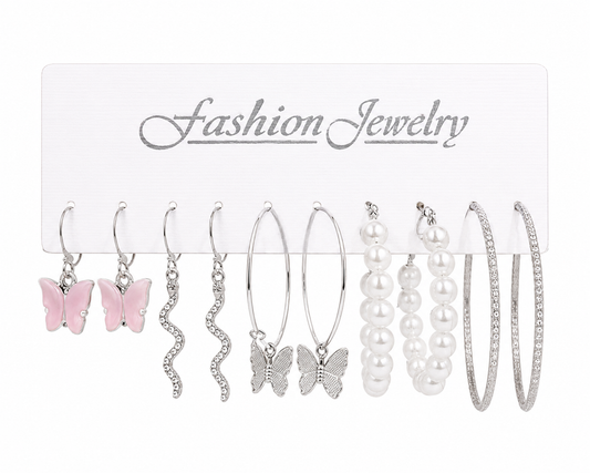 Korean combo Animal theme earrings combo| Trendy Korean Style Earrings for Women | Silver  Plated Fashion Earrings | Lightweight Party Wear Jewellery|