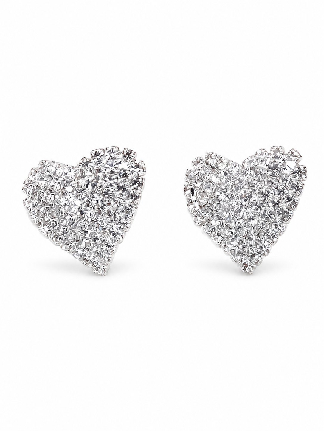 Heart studs | Trendy Korean Style Earrings for Women | gold Plated Fashion Earrings | Lightweight Party Wear Jewellery|