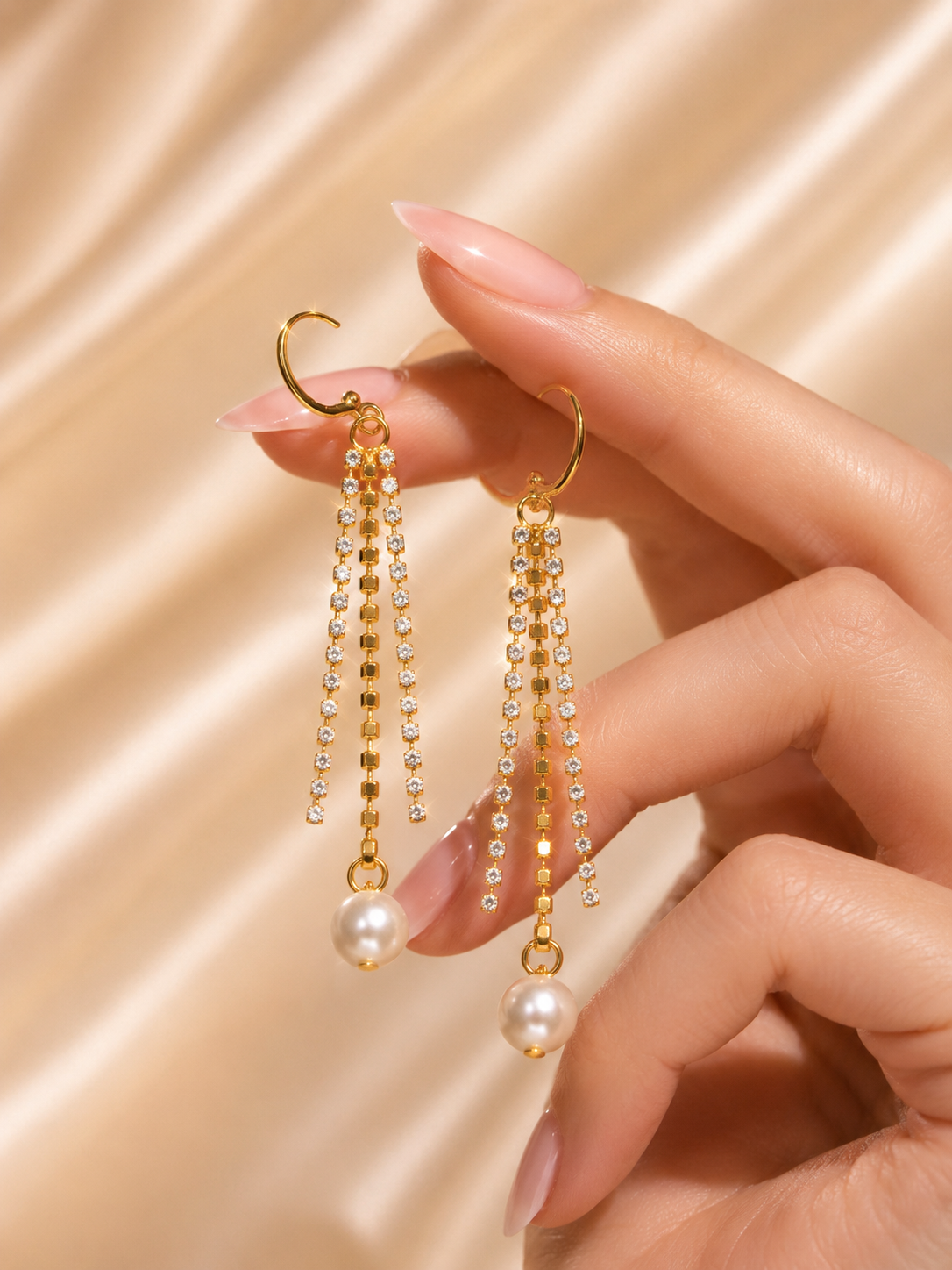 gold drop earrings |Trendy Korean Style Earrings for Women | Gold Plated Fashion Earrings | Lightweight Party Wear Jewellery| earring (Copy) (Copy)