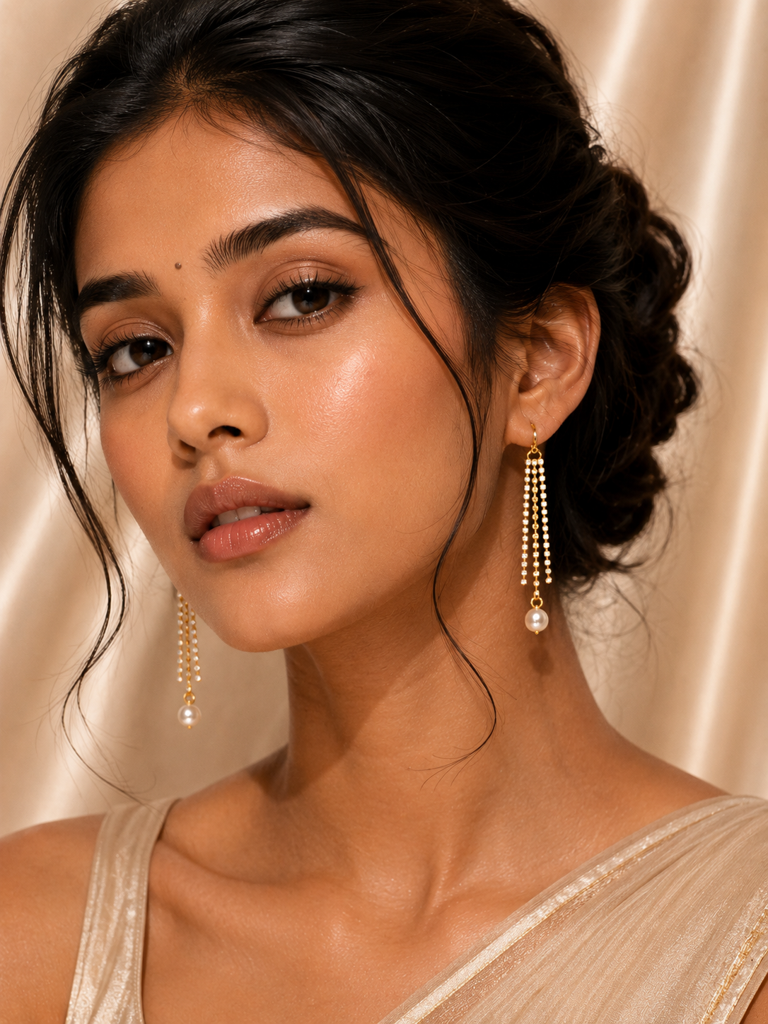 gold drop earrings |Trendy Korean Style Earrings for Women | Gold Plated Fashion Earrings | Lightweight Party Wear Jewellery| earring (Copy) (Copy)