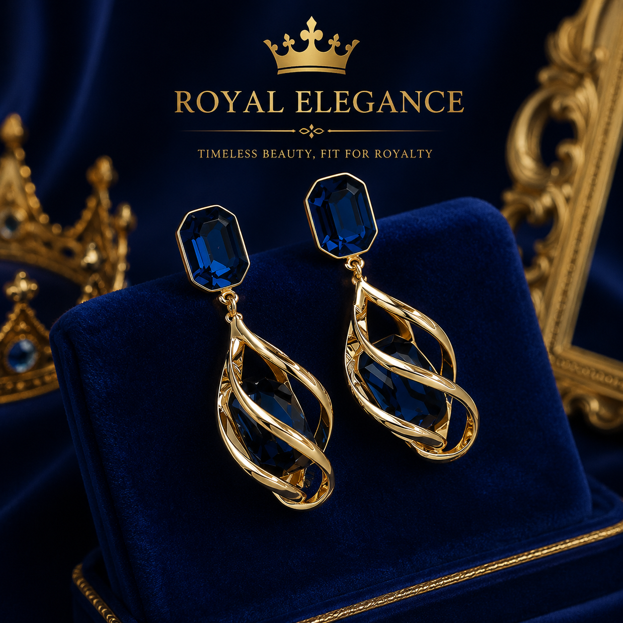 Blue Royal trend  Earrings Buy Earrings Online in India | Stylish Earrings for Women & Girls | Korean, Daily Wear, Party Wear, Budget & Premium Jewellery | Oora by Zivya