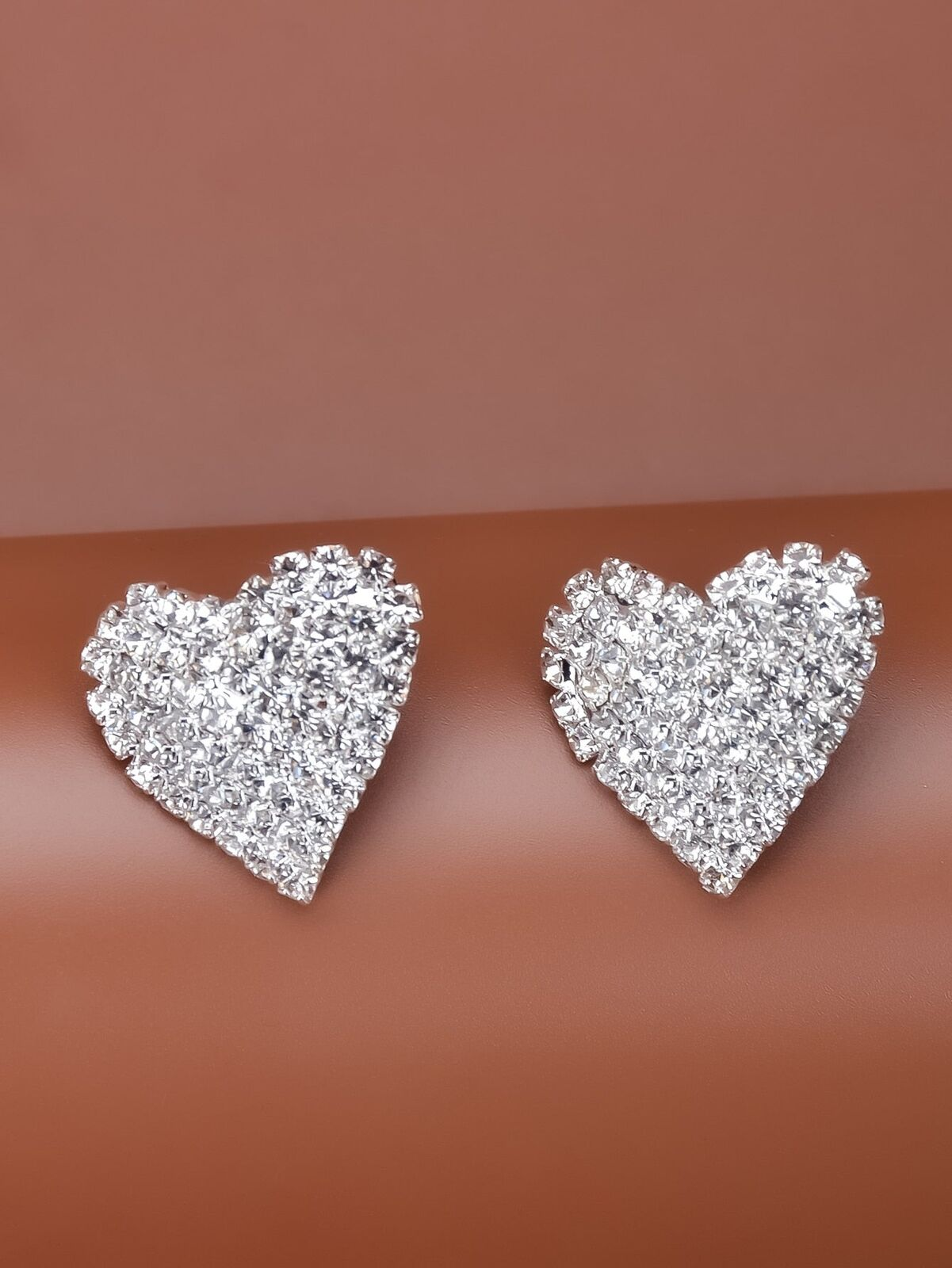 Heart studs | Trendy Korean Style Earrings for Women | gold Plated Fashion Earrings | Lightweight Party Wear Jewellery|