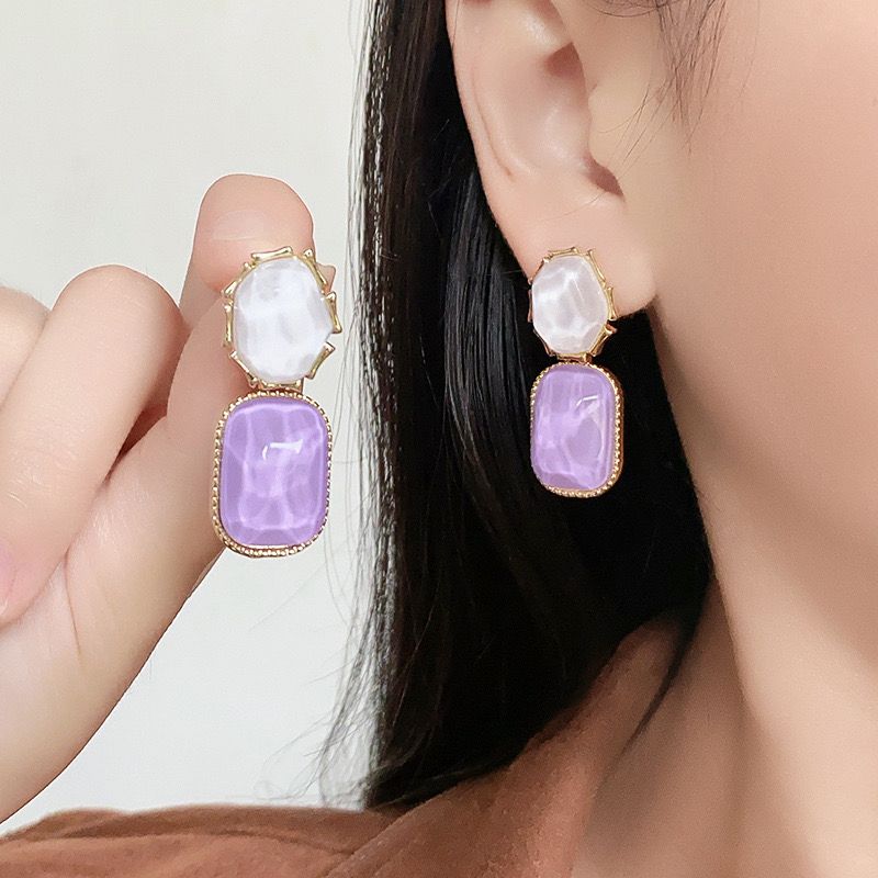 Trendy purple Earrings for Women & Girls | Korean, Statement, Stud,  Hoop & Party Wear Earrings Online