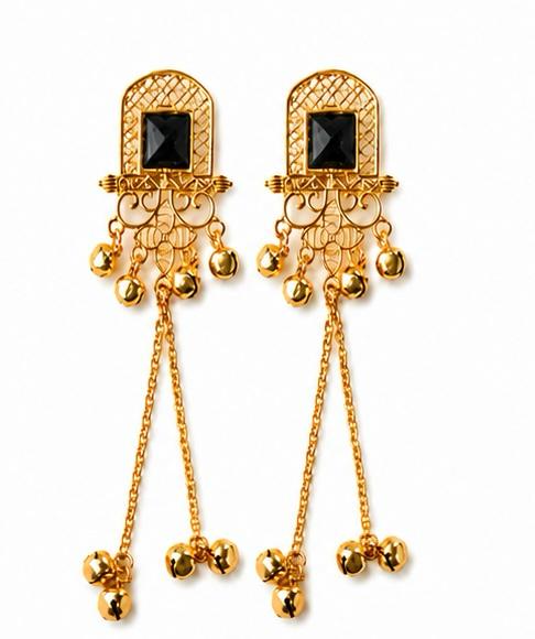Trending Kashmiri Earrings for Women | Luxury Long Chain Ethnic Earrings | Wedding & Party Wear Jewellery
