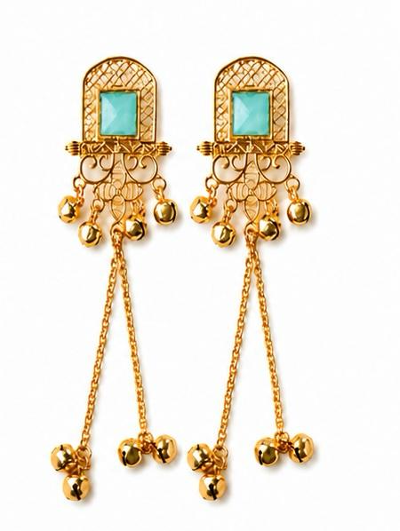 Trending Kashmiri Earrings for Women | Luxury Long Chain Ethnic Earrings | Wedding & Party Wear Jewellery