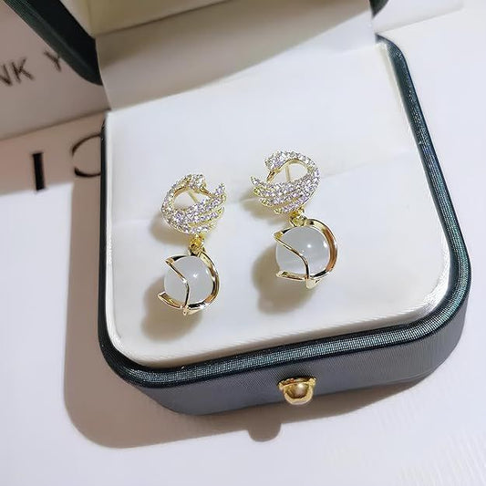 Korean Style Minimalist Stud Earrings for Women & Girls | Trendy Anti-Tarnish Everyday Earrings