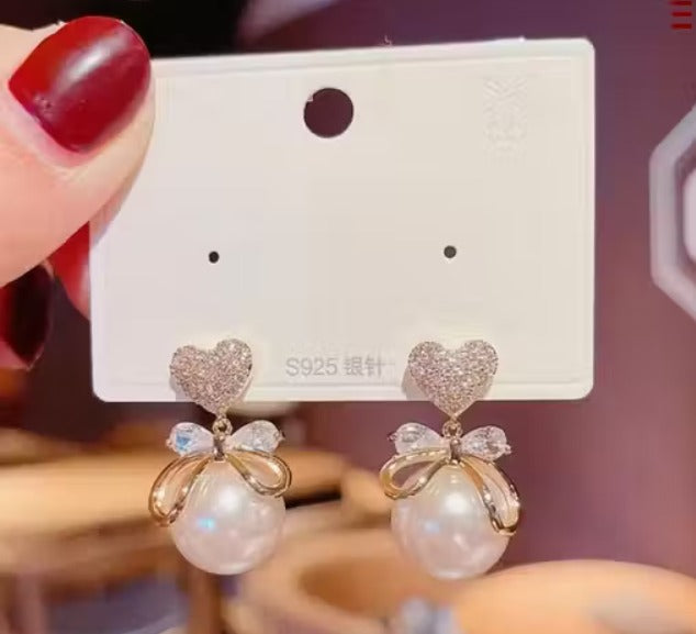 Korean Style Minimalist Stud Earrings for Women & Girls | Trendy Anti-Tarnish Everyday Earrings