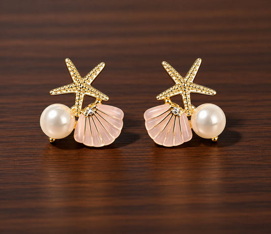 Korean Style Minimalist Stud Earrings for Women & Girls | Trendy Anti-Tarnish Everyday Earrings