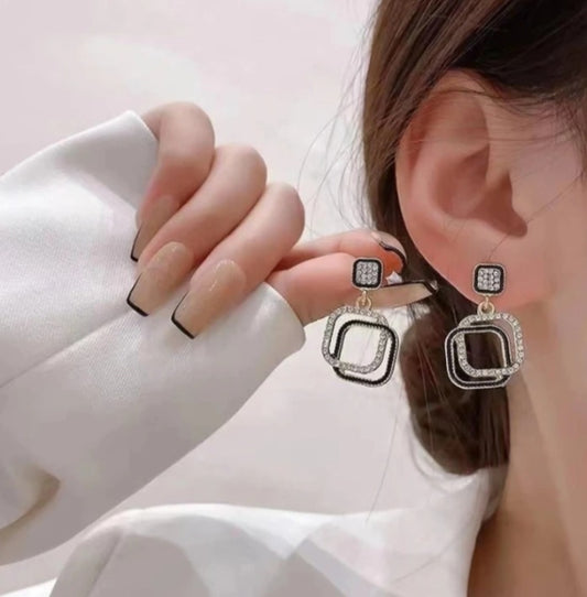 Korean Style Minimalist Stud Earrings for Women & Girls | Trendy Anti-Tarnish Everyday Earrings
