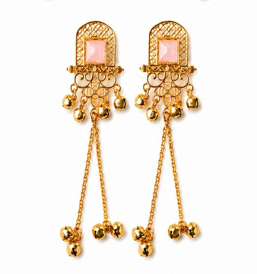 Trending Kashmiri Earrings for Women | Luxury Long Chain Ethnic Earrings | Wedding & Party Wear Jewellery