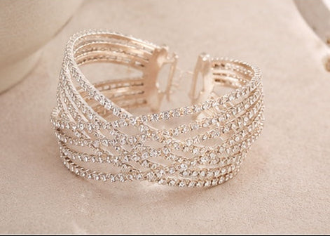 Aurora Sparkle Statement Bracelet