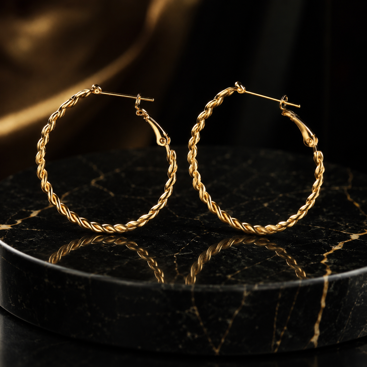 Gold Hoop Earrings – Everyday Luxury for Every Girl ✨