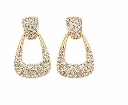 shine drop earrings | Trendy Korean Style Earrings for Women | Gold Plated Fashion Earrings | Lightweight Party Wear Jewellery|